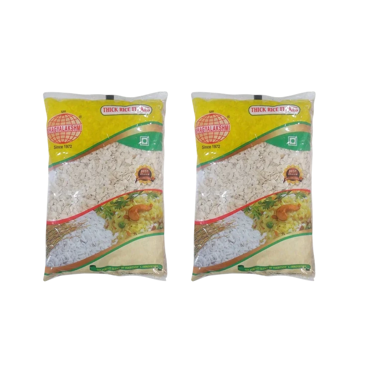 Bhagyalakshmi Thick Poha - Pack of 2 (Gatti Avalakki)