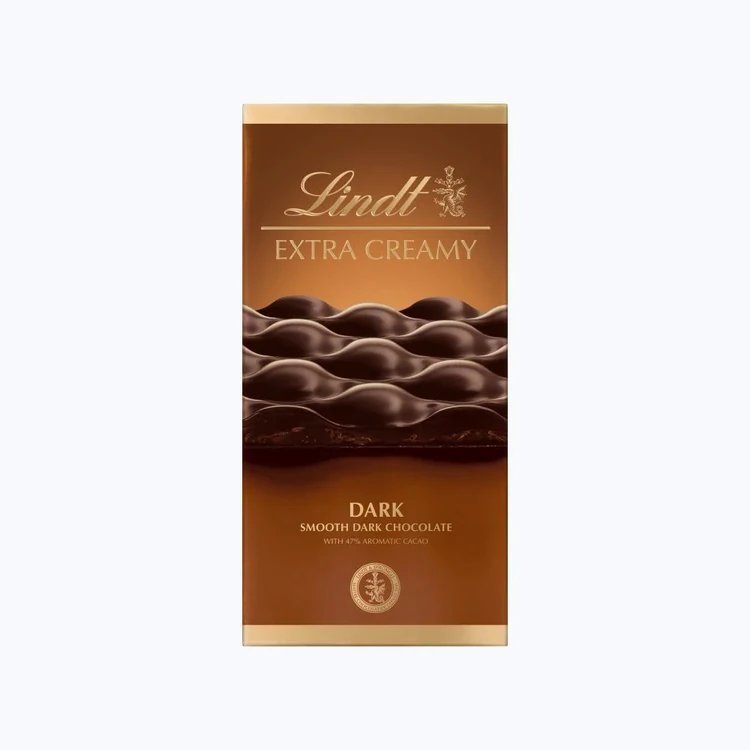 Lindt Extra Creamy Smooth Dark Chocolate Bar