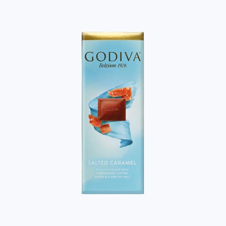 Godiva Premium Quality Milk Chocolate Bar (Salted Caramel)