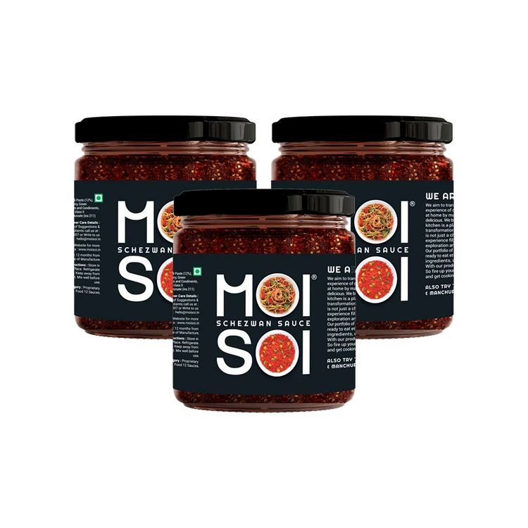 Moi Soi Schezwan Sauce - Pack of 3
