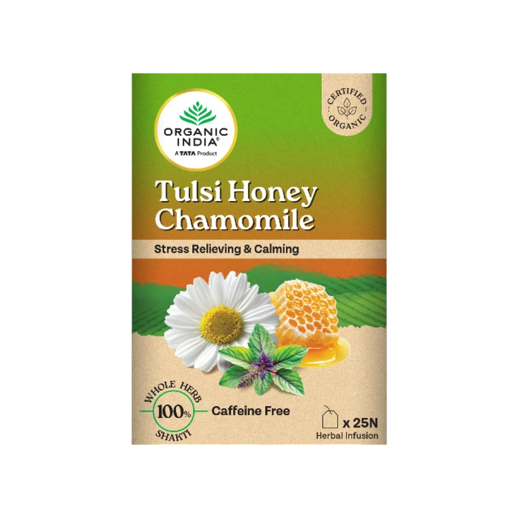Organic India Tulsi Honey Chamomile Tea Bags