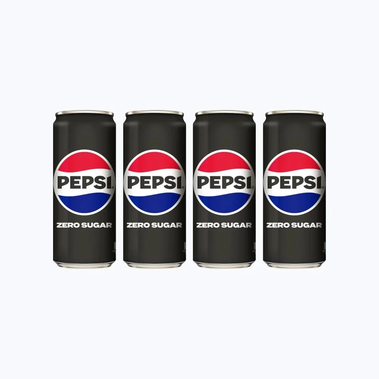 Pepsi Zero Sugar Soft Drink - Pack of 4