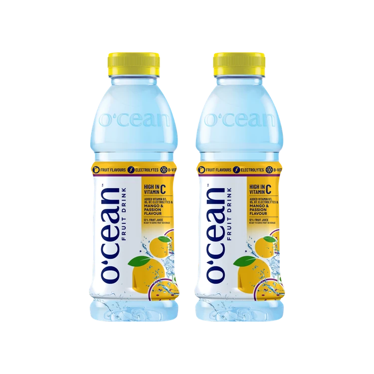 O'cean Mango & Passion Fruit Flavoured Water - Pack of 2
