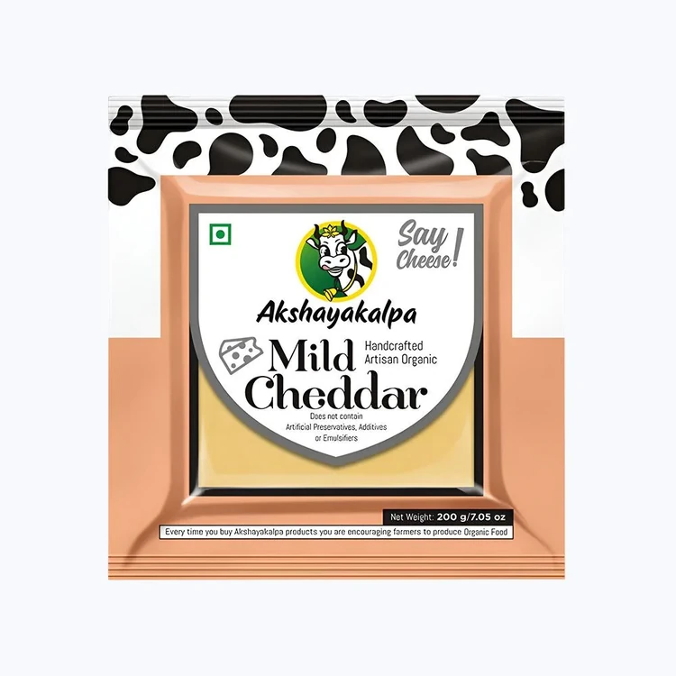 Akshayakalpa Organic Mild Cheddar Cheese