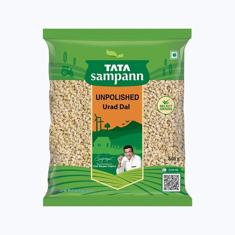 Tata Sampann Unpolished Split Urad Dal (Dhuli) (Uddina Bele)