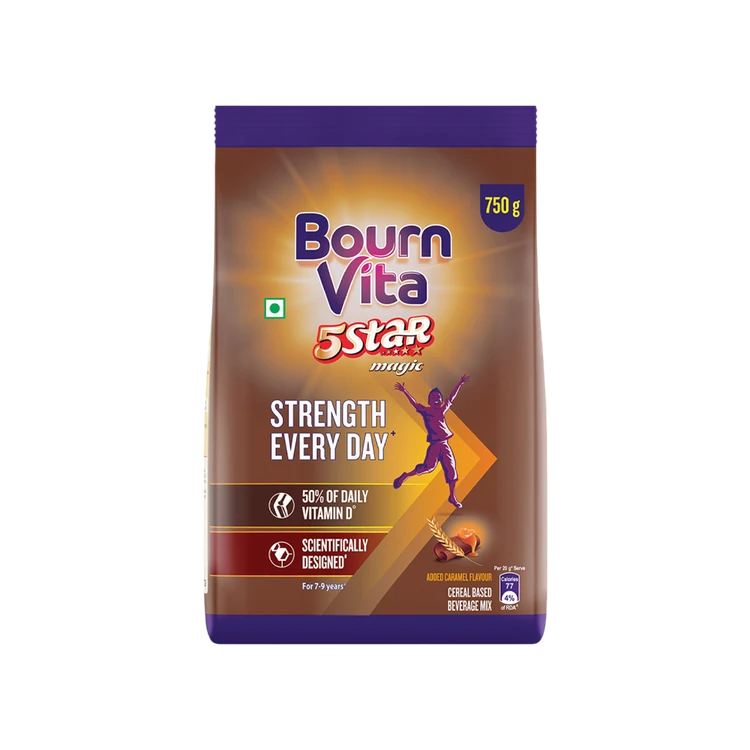 Bournvita 5 Star Magic Chocolate Drink (Pouch)