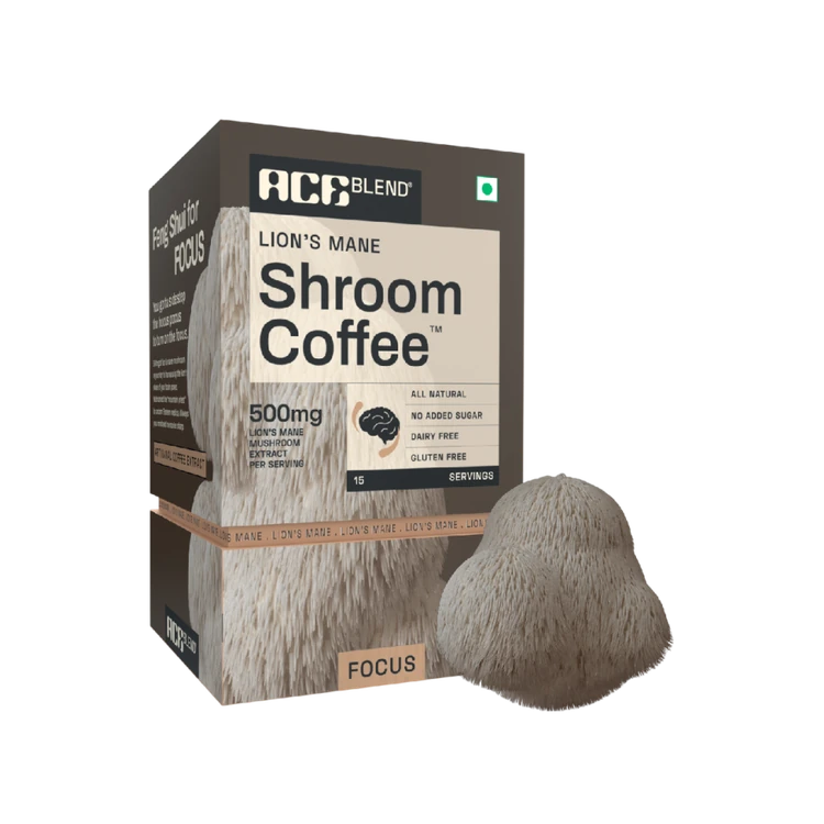 Ace Blend Lions Mane Shroom Instant Coffee -Focus