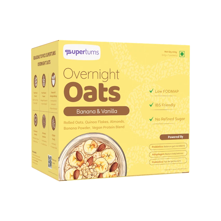 supertums Banana & Vanilla Overnight Oats