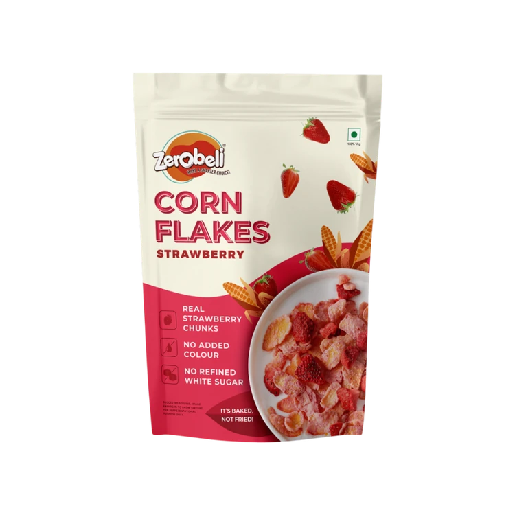 Zerobeli Corn Flakes - Strawberry