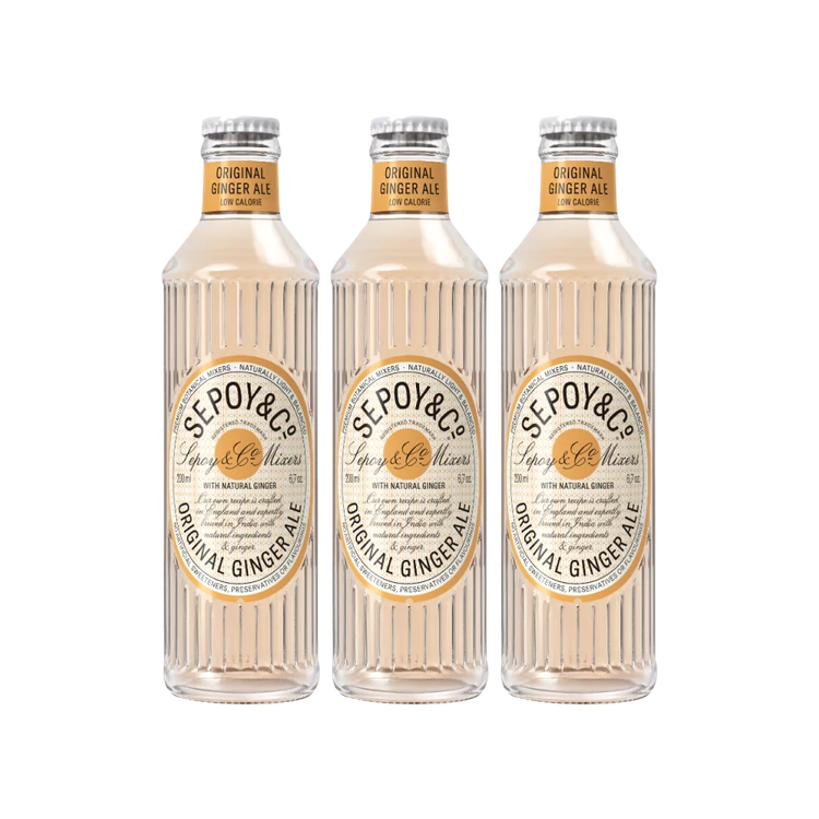 Sepoy & Co. Original Ginger Ale - Pack of 3