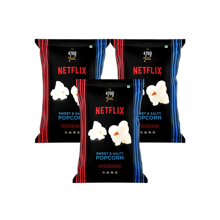 4700BC Netflix Sweet & Salty Popcorn, Jumbo Size - Pack of 3