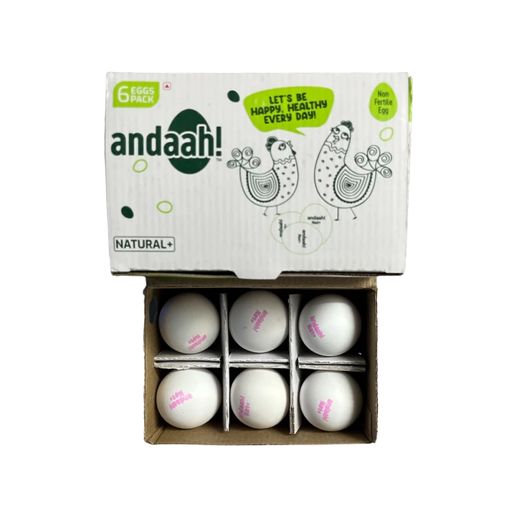 Andaah Natural+ White Protein Rich Eggs