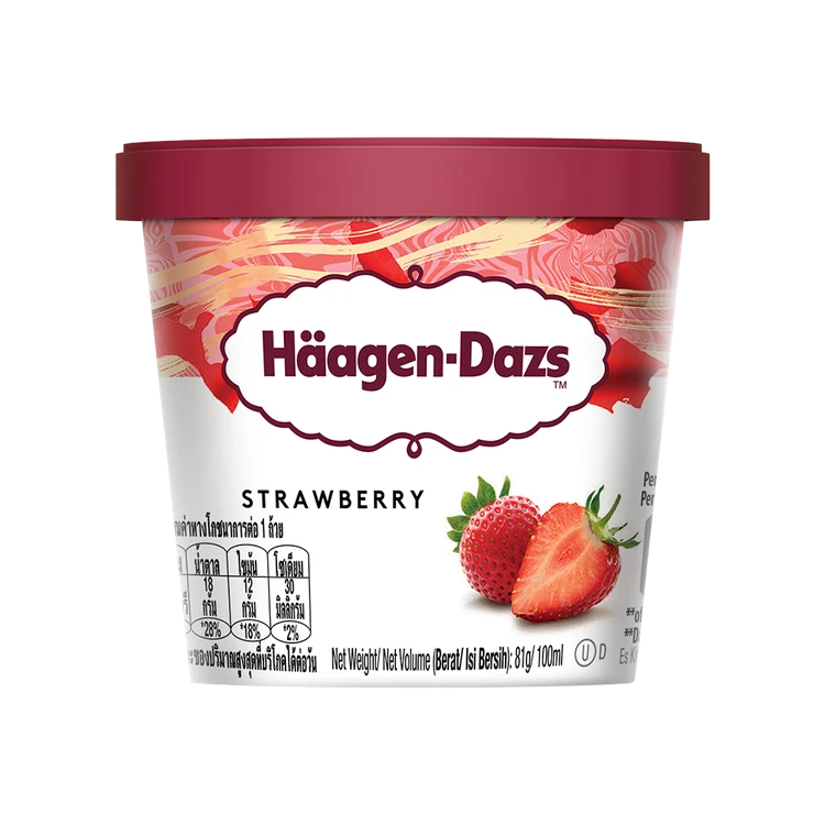 Haagen-Dazs Strawberry Ice Cream Cup