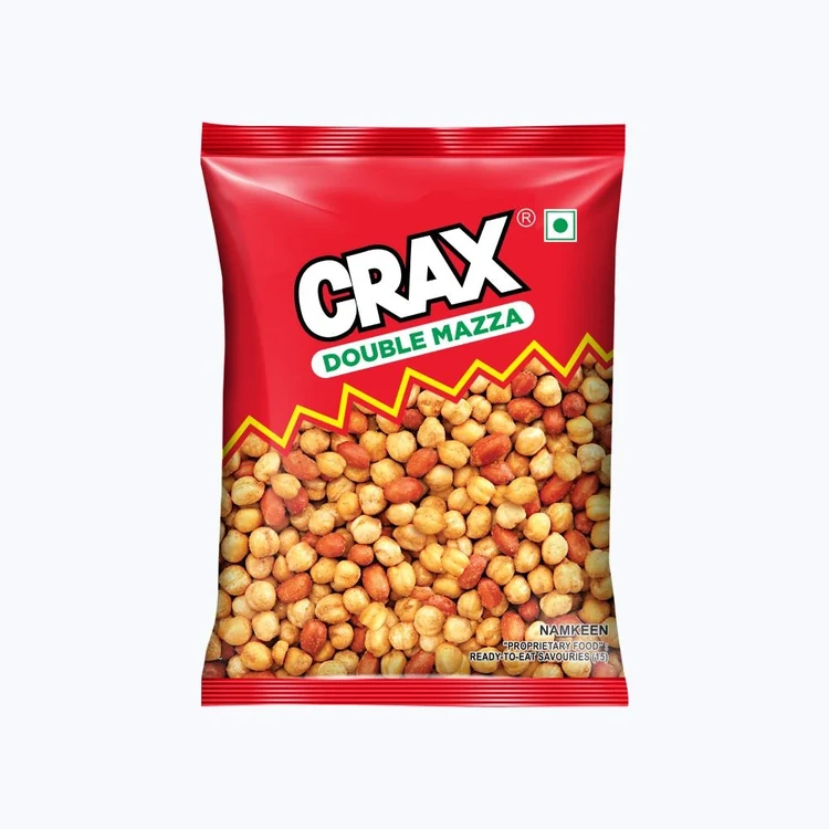Crax Double Mazza Roasted Chana Peanuts Namkeen Snacks