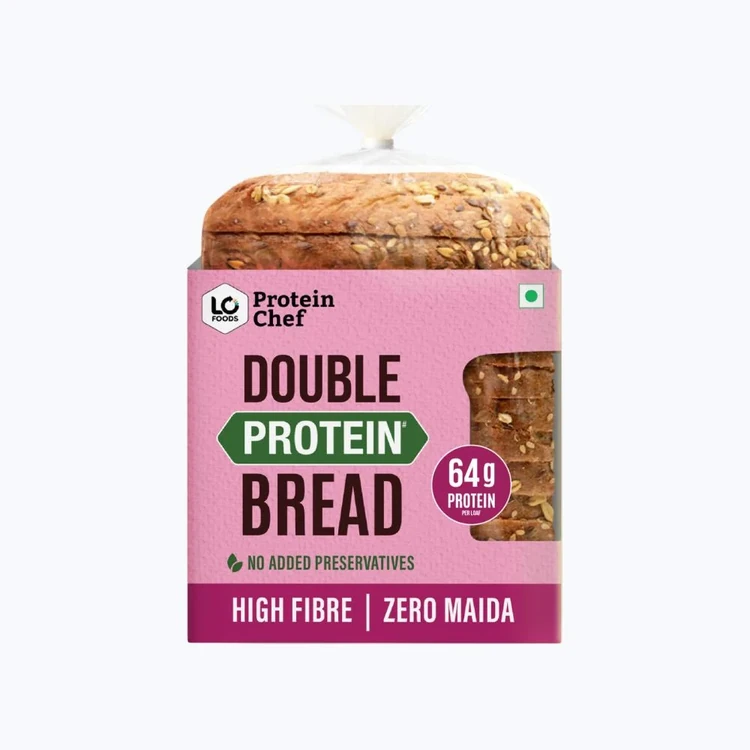 Protein Chef Double Protein Bread, Zero Maida Brown Bread