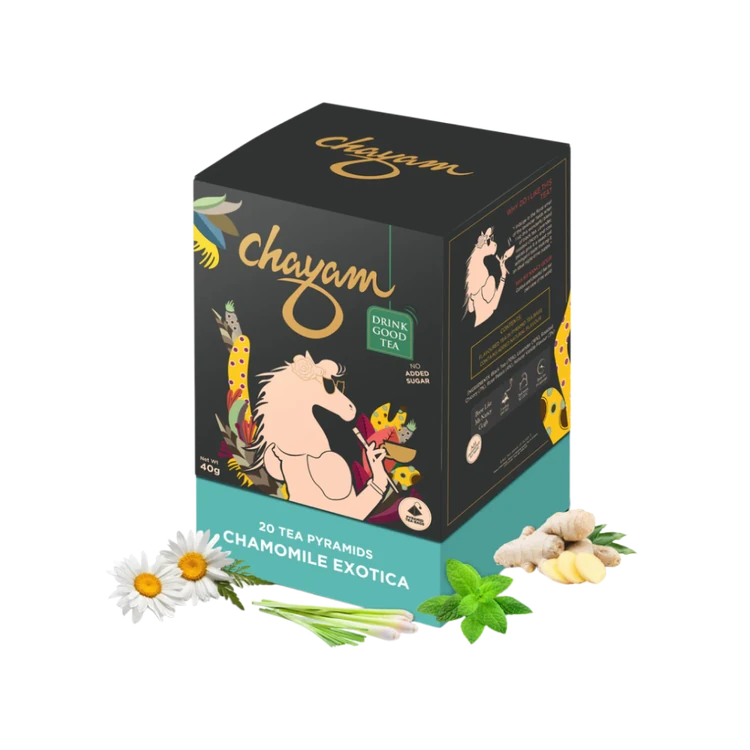 Chayam Tea Chamomile Exotica Tea Bags