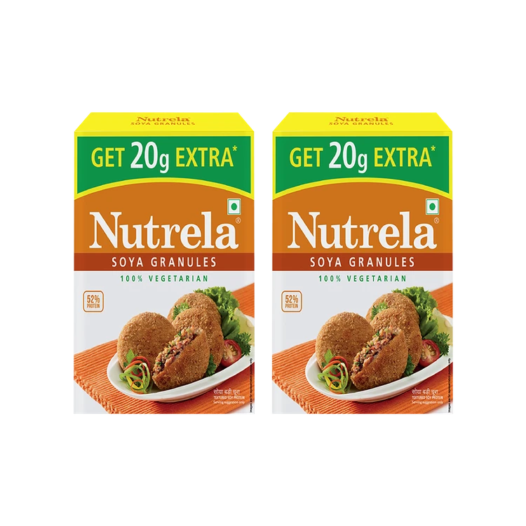 Nutrela Soya Granules - Pack of 2