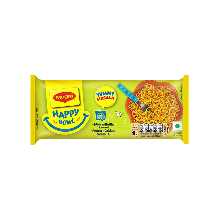 Maggi Happy Bowl Yummy Masala Instant Noodles for Kids