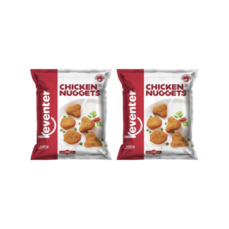 Keventer Chicken Nuggets (Frozen) - Pack of 2