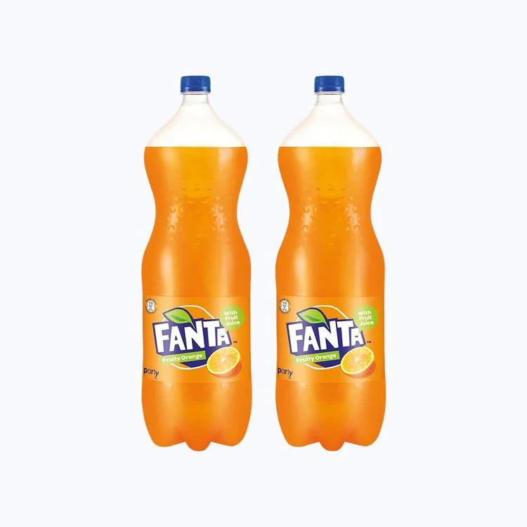 Fanta Orange Flavoured Soft Drink (2.25 l) - Pack of 2