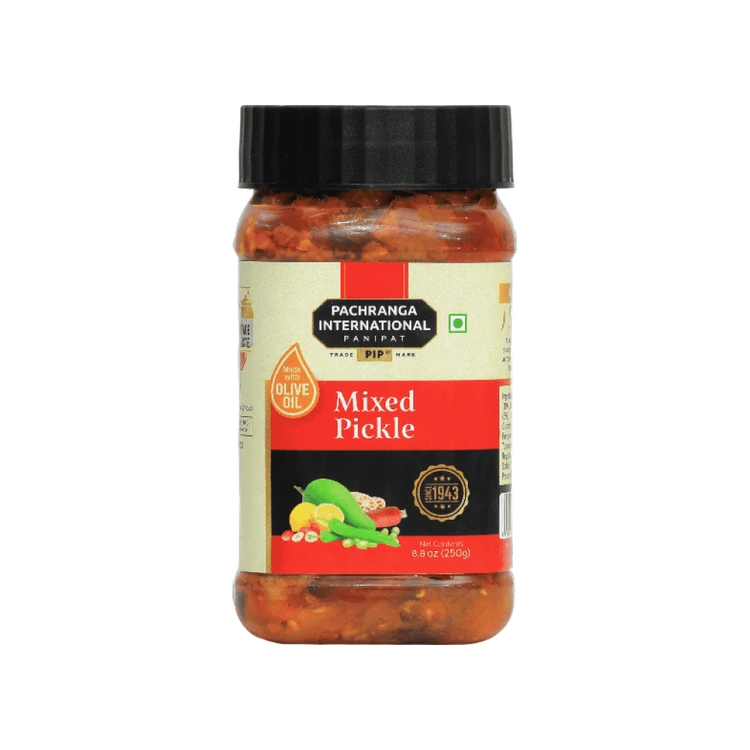 Pachranga's Mixed Pickle - Made in Olive Oil