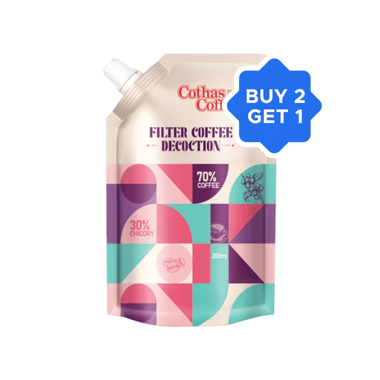 Cothas Filter Coffee Decoction (70% Coffee, 30% Chicory) - Buy 2 Get 1 Free