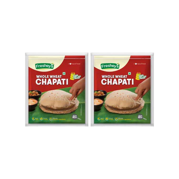Freshey's Whole Wheat Chapati - Pack of 2