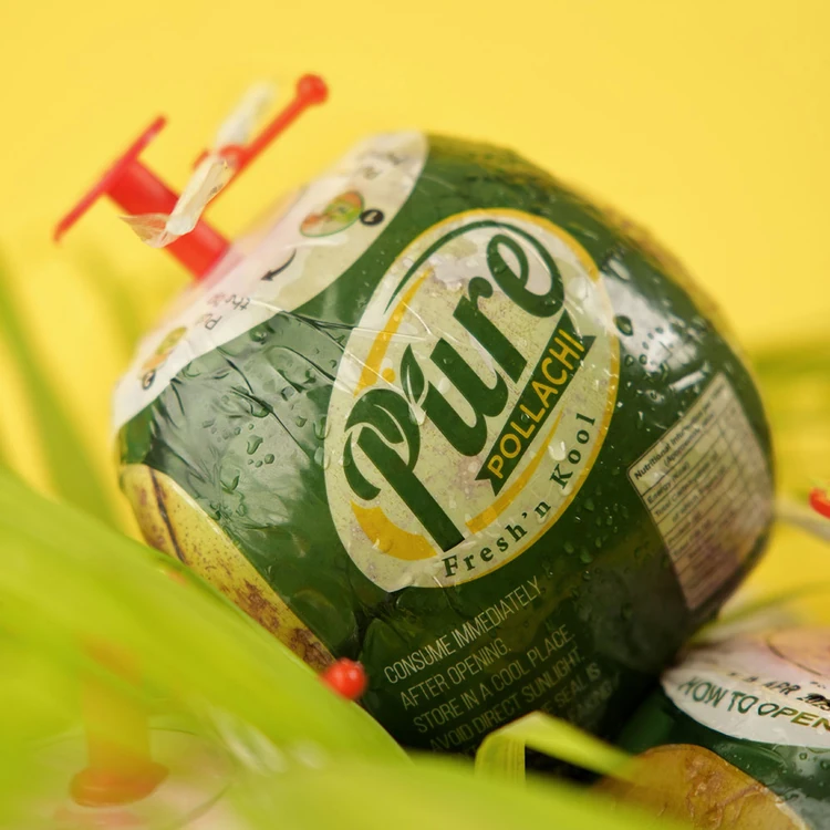 Easy Open Tender Coconut with Straw - Pure Pollachi (Thengina Kayi)