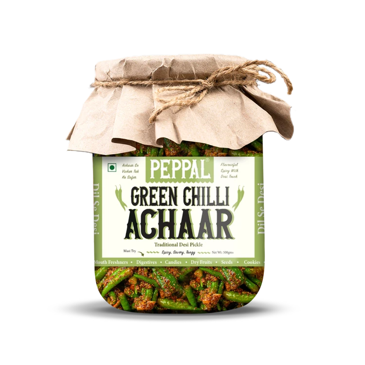 PEPPAL Green Chilli Pickle