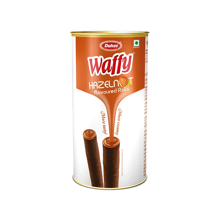 Dukes Waffy Hazelnut Flavoured Wafer Roll