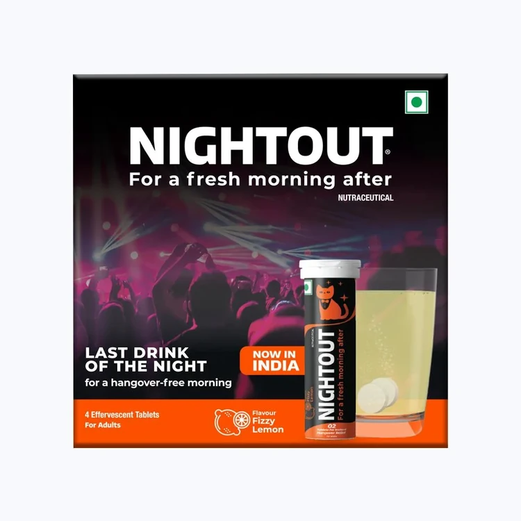 Fast&Up Nightout Instant Hangover Solution (Lemon Effervescent Tablets)