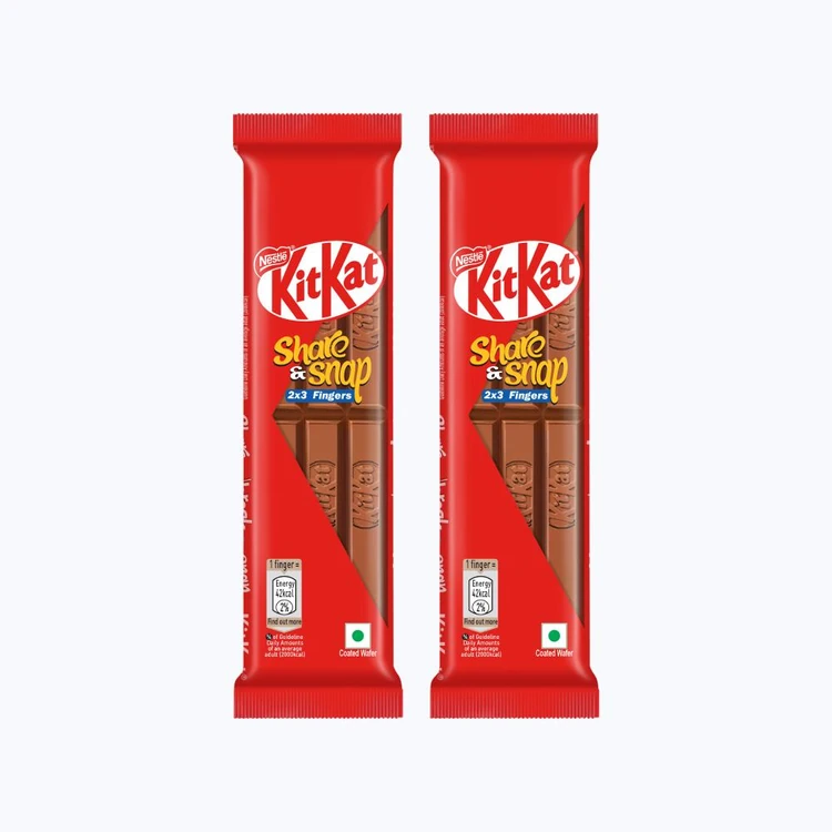 Nestle KitKat Share & Snap 2x3 Fingers Wafer Bar - Pack of 2