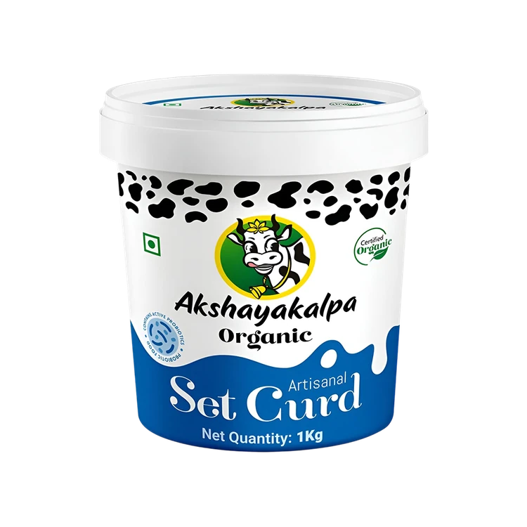 Akshayakalpa Organic Artisanal Organic Set Cup Curd