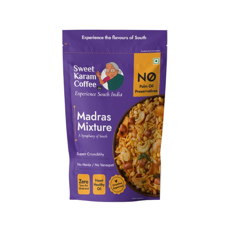 Sweet Karam Coffee Madras Mixture Namkeen - No Palm Oil