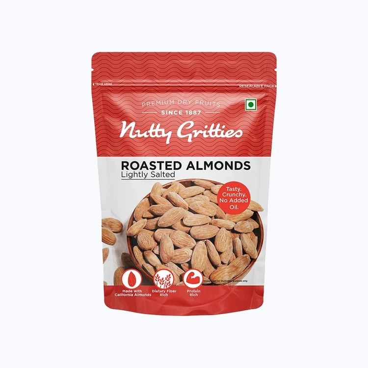 Nutty Gritties Lightly Salted Jumbo Roasted Flavoured Almonds (Badami)