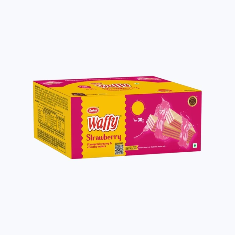 Dukes Strawberry Flavoured Wafer Bar Creamy & Crunchy