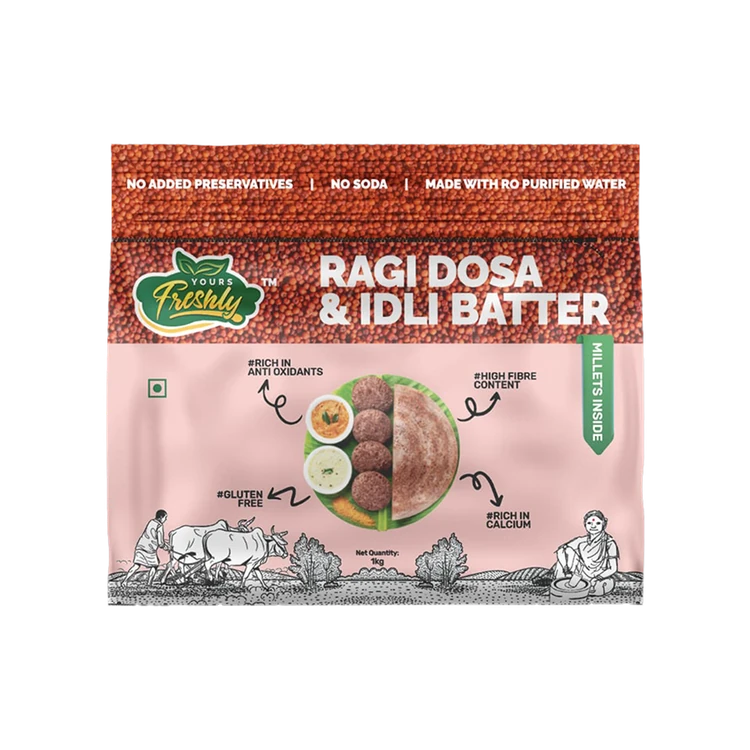 Yours Freshly Ragi Dosa & Idli Batter