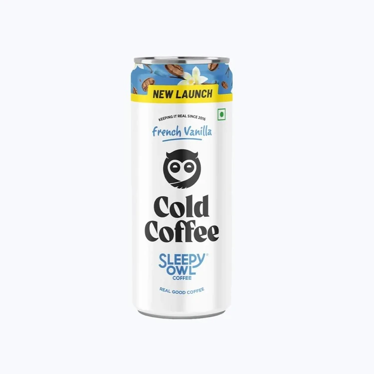 Sleepy Owl French Vanilla Cold Coffee Can