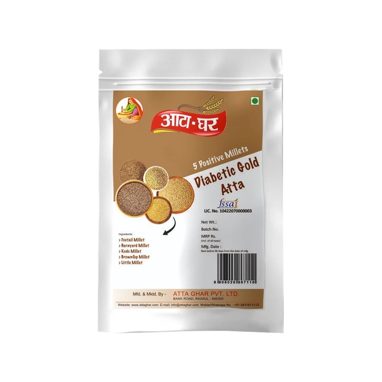 ATTAGHAR Diabetic Gold Atta (Mix of 5 millets) (Godihittu)
