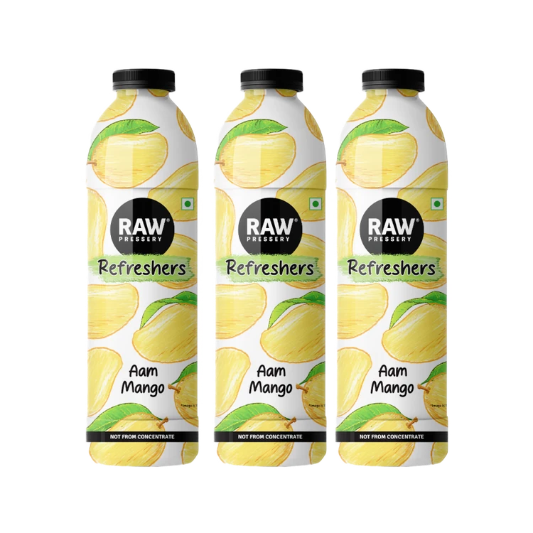 Raw Pressery Refreshers Aam Mango Juice - Pack of 3