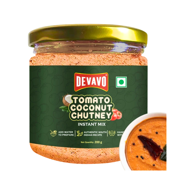 Devavo Instant Mix Tomato Coconut Chutney Powder
