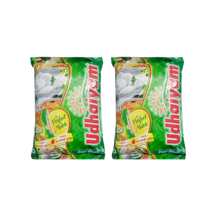 Udhaiyam Toor Dal/Toor Dal - Pack of 2 (Togari Bele)