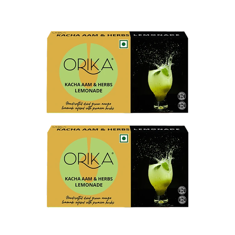 Orika Kacha Aam & Herbs Lemonade Drink Mix - Pack of 2