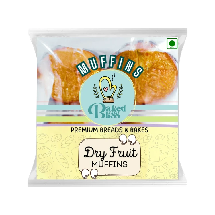 Baked Bliss Dry Fruit Muffin