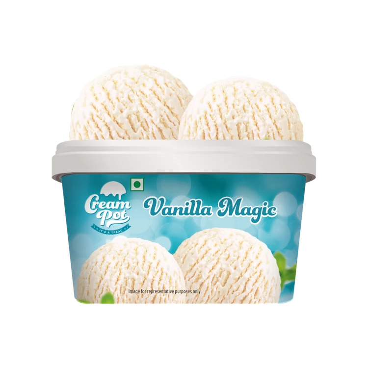 Cream Pot Vanilla Magic Frozen Dessert Tub