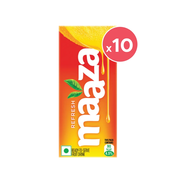 Maaza Mango Drink - Pack of 10