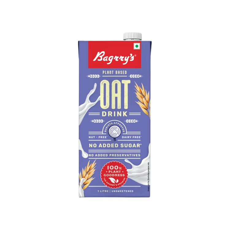 Bagrry's Plant based Unsweetened Oat Beverage