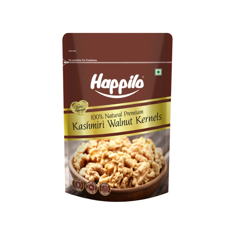 Happilo Premium Natural Kashmiri Premium Walnut Kernels (Akrotu Bija)