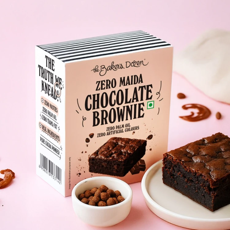 The Baker's Dozen Zero Maida Chocolate Brownie