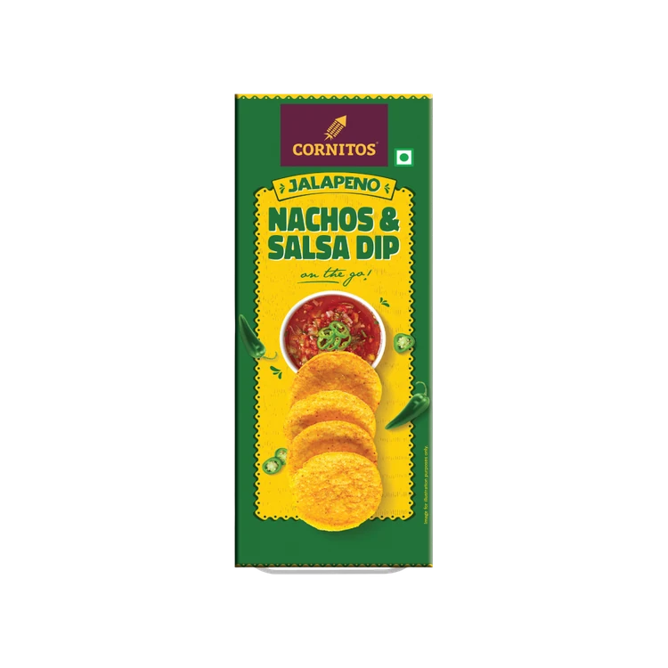 Cornitos Crisps Jalapeno Nachos & Salsa Dip